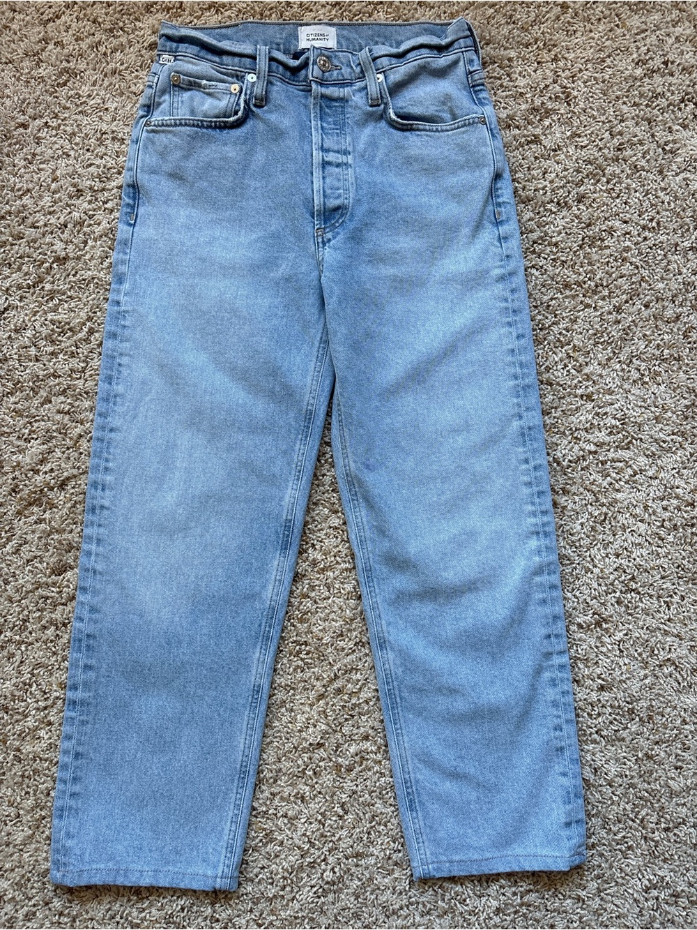 Citizens Of Humanity Women's Light Washed Delfina Jeans Sz 26